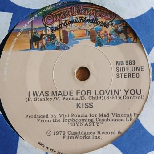 I Was Made For Lovin' You 7" by Kiss