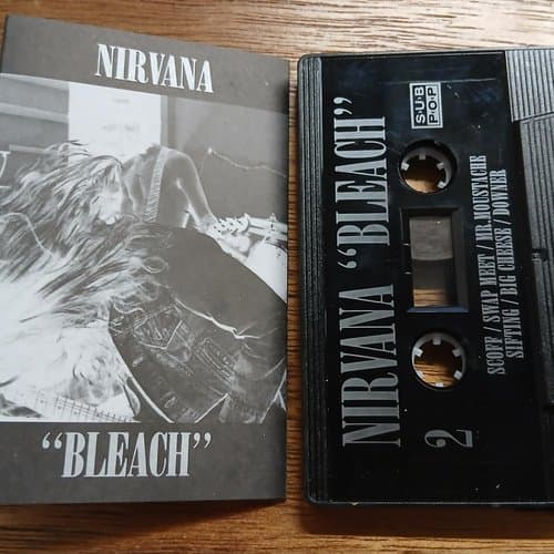 Bleach by Nirvana on cassette