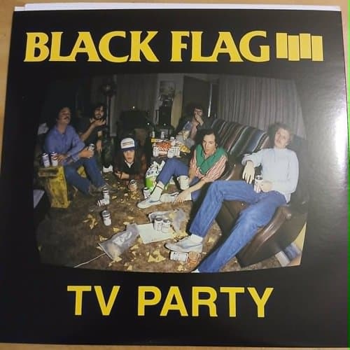 TV Party 7" by Black Flag on vinyl