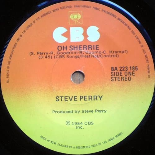 Oh Sherrie 7" by Steve Perry