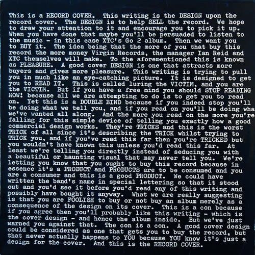 Go 2 by XTC